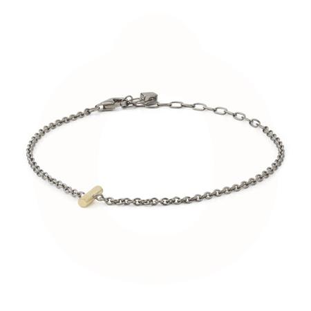 Wille Jewellery - Armbånd med guldrør KA536